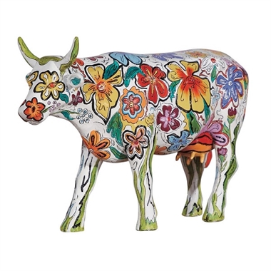 CowParade - Vaca Floral, Large